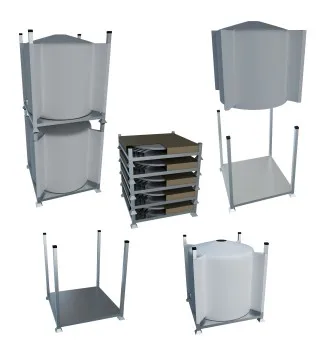 1900L Foldable IBC Tank Tote Containers For Chemical Product Water Storage