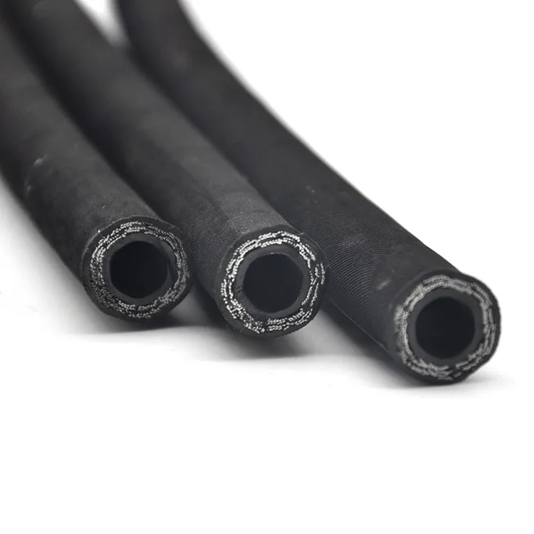 High quality braided steel wire reinforced hydraulic rubber hose from China suppliers