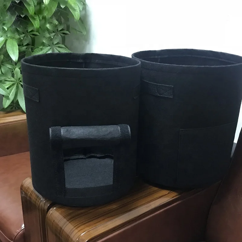 4 Gallon 7 Gallon and 10 Gallon Potato Grow Bags Planter Pot with  Harvest Window for Potato Tomato and Vegetables
