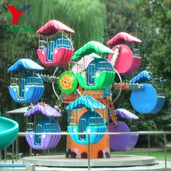 Professional Manufacturer Theme Park Games Equipment Double Kiddie Ferris Wheel For Sale