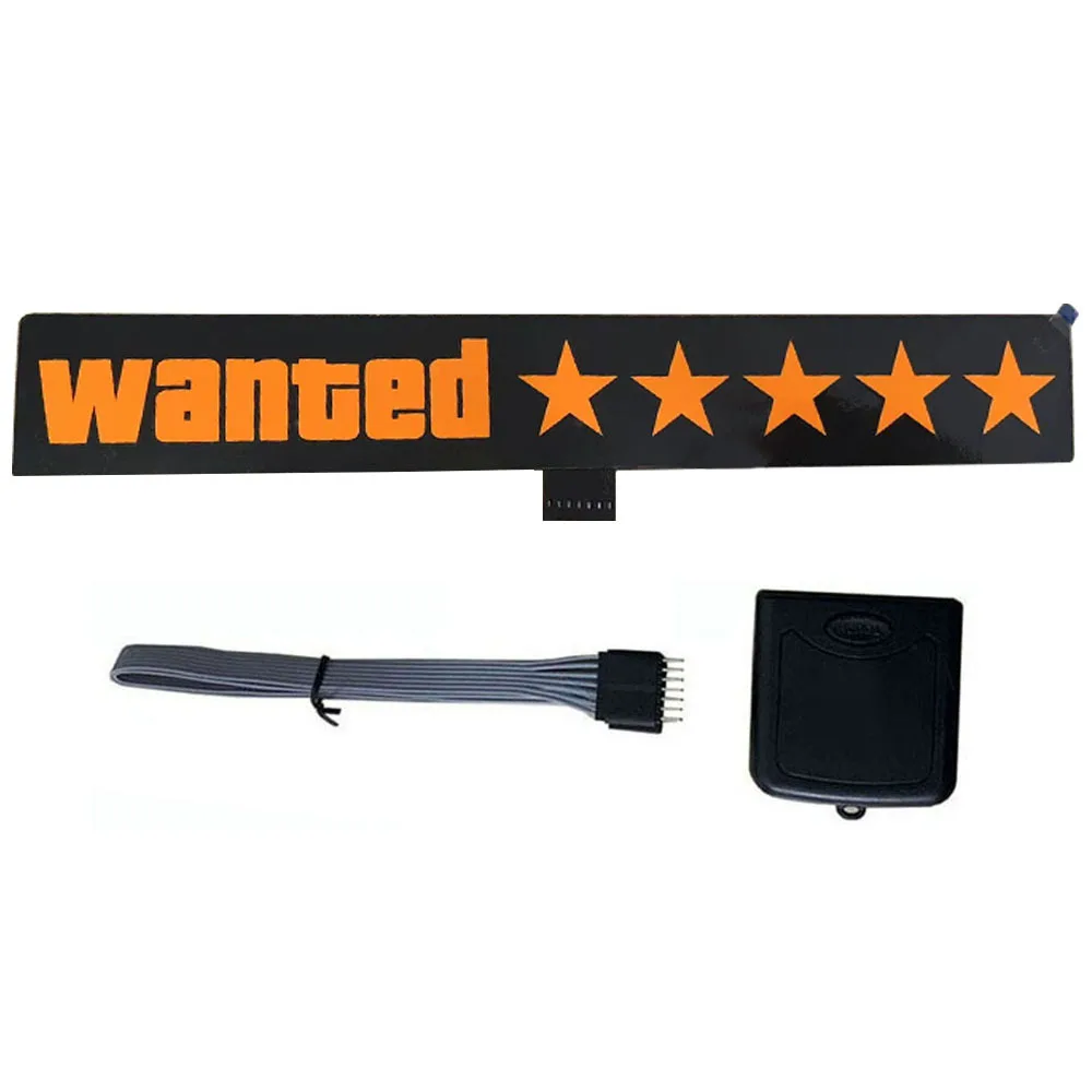Custom logo Windshield Electric Wanted Car LED  Light Up Window Stickers Glow Panel Decoration Accessories