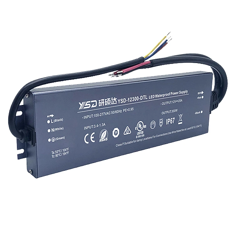 waterproof led power supply 12v 24v 60w 100w 200w 300w 350w 400w ip67 led driver for outdoor led lighting