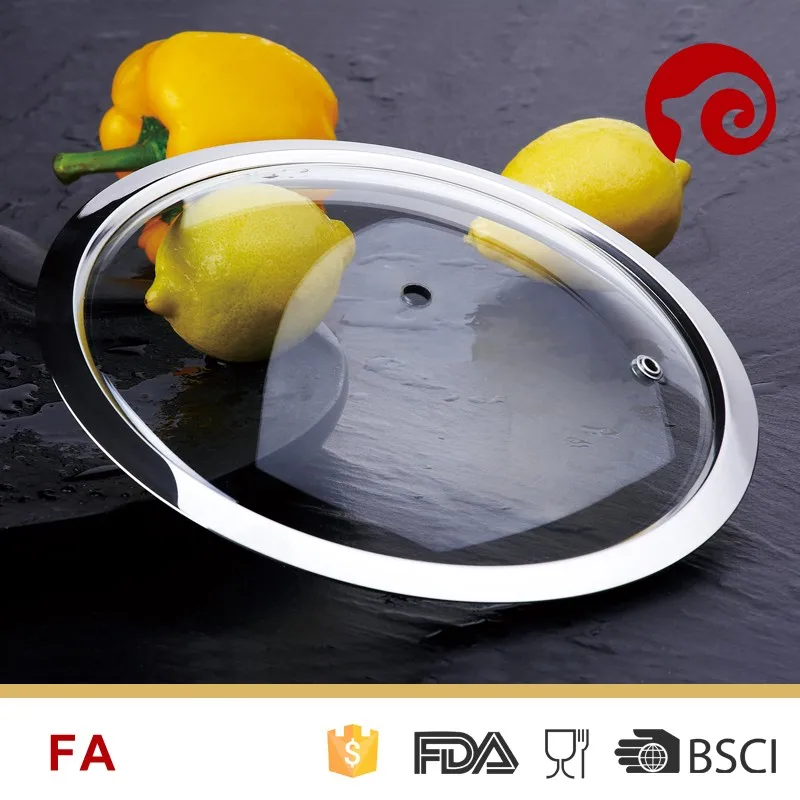 Explosion-Proof Tempered Glass Lid for Kitchen Utensils and Pot Covers Essential Cookware Parts
