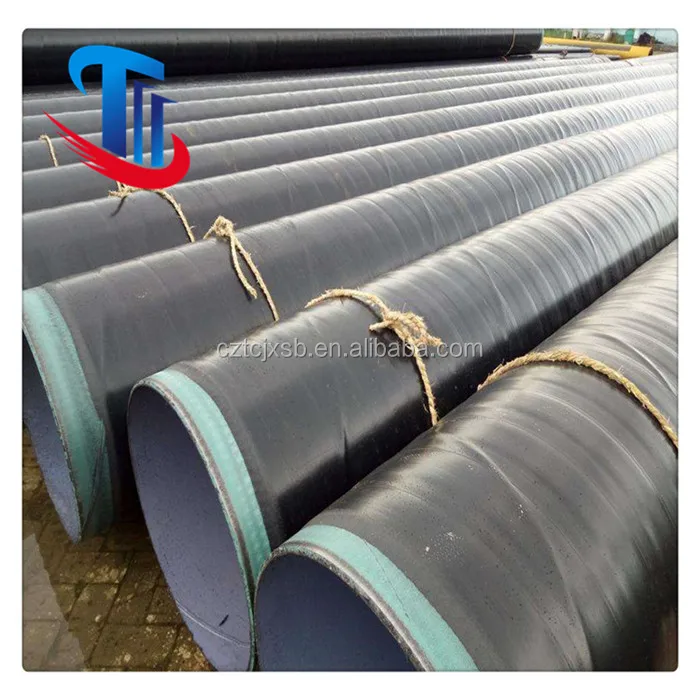 Large diameter 3PE 3LPE coating ssaw spiral welded steel pipe, 3pe anti-corrosive spiral welded steel pipes manufacturer