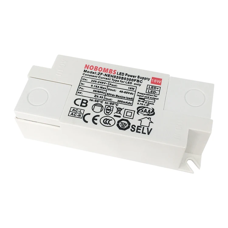 LED  Ddali Mini Driver Low PF Architectural Downlight 18w 300mA  Led Bulb Driver Alexani Led Driver