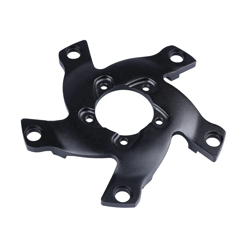 Bicycle Chain Ring Spider Adaptor 130BCD Aluminum Alloy Electric Bike Chainrings for Bafang Mid Drive Bbshd Motor Kit Chainwheel