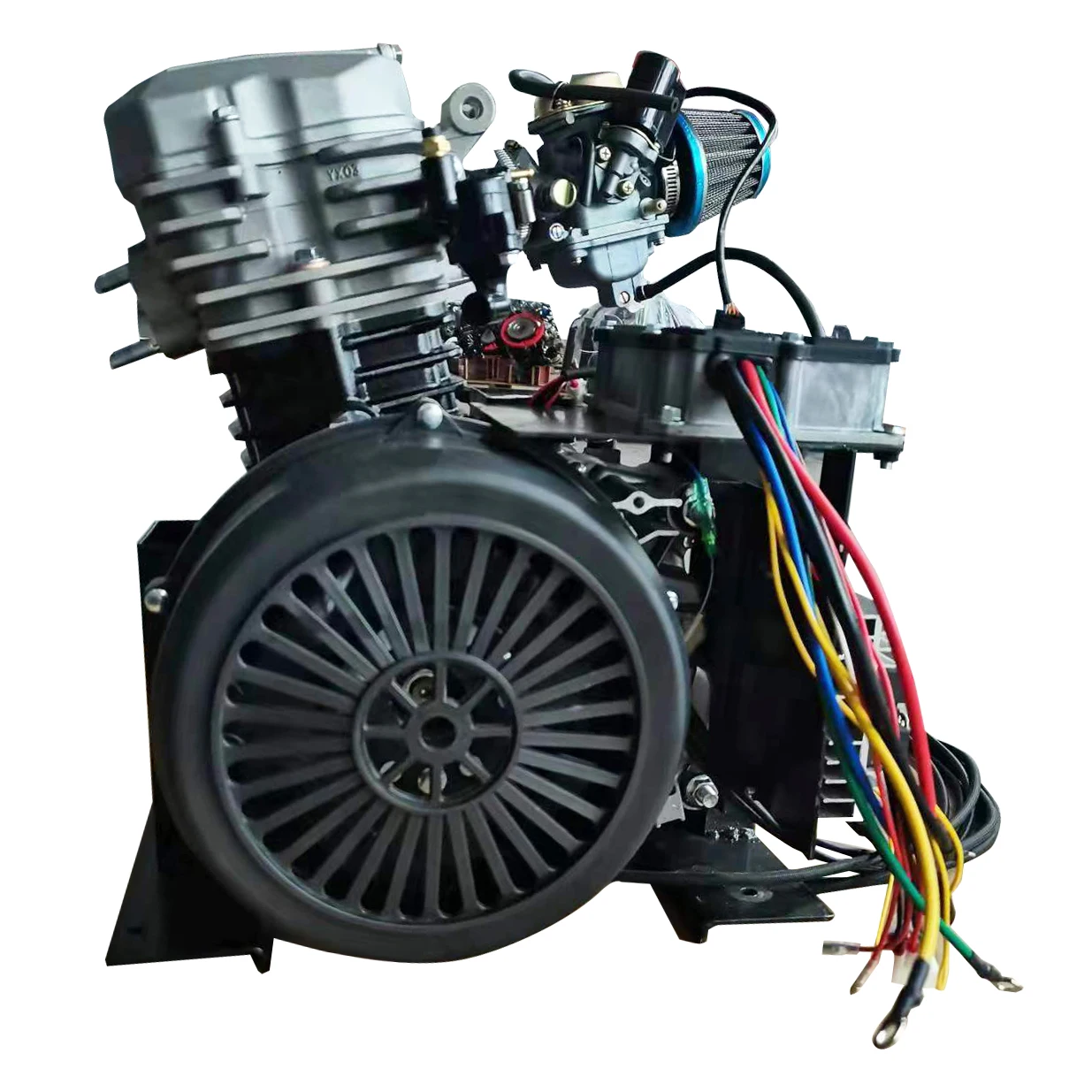 Extended range hybrid motorcycle engine 60V 72V 96V 144V for Hub motor drive AWD electric ATV UTV Mini EV