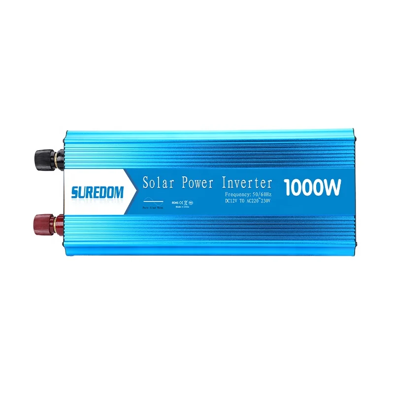 SUREDOM Pure Sine Wave LCD Power Inverter 1000w 2000w 12v 24v Dc To Ac 110v 220v for truck