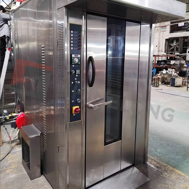 Digital Bread Machine 32 Trays Rotary Bread Rack Oven Commercial Rotary Oven