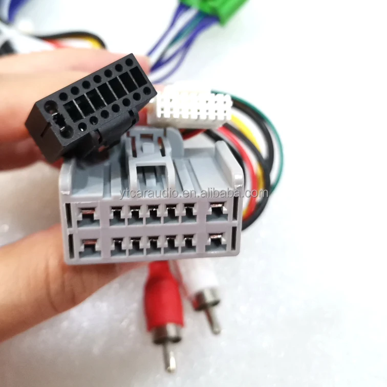 Car 16pin Audio Wiring Harness With Canbus Box For Volvo XC90 09-13 Aftermarket Stereo Installation Wire Adapter