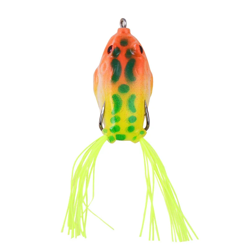 High quality 7g 10g 13g simulation egg frog soft bait with double hook