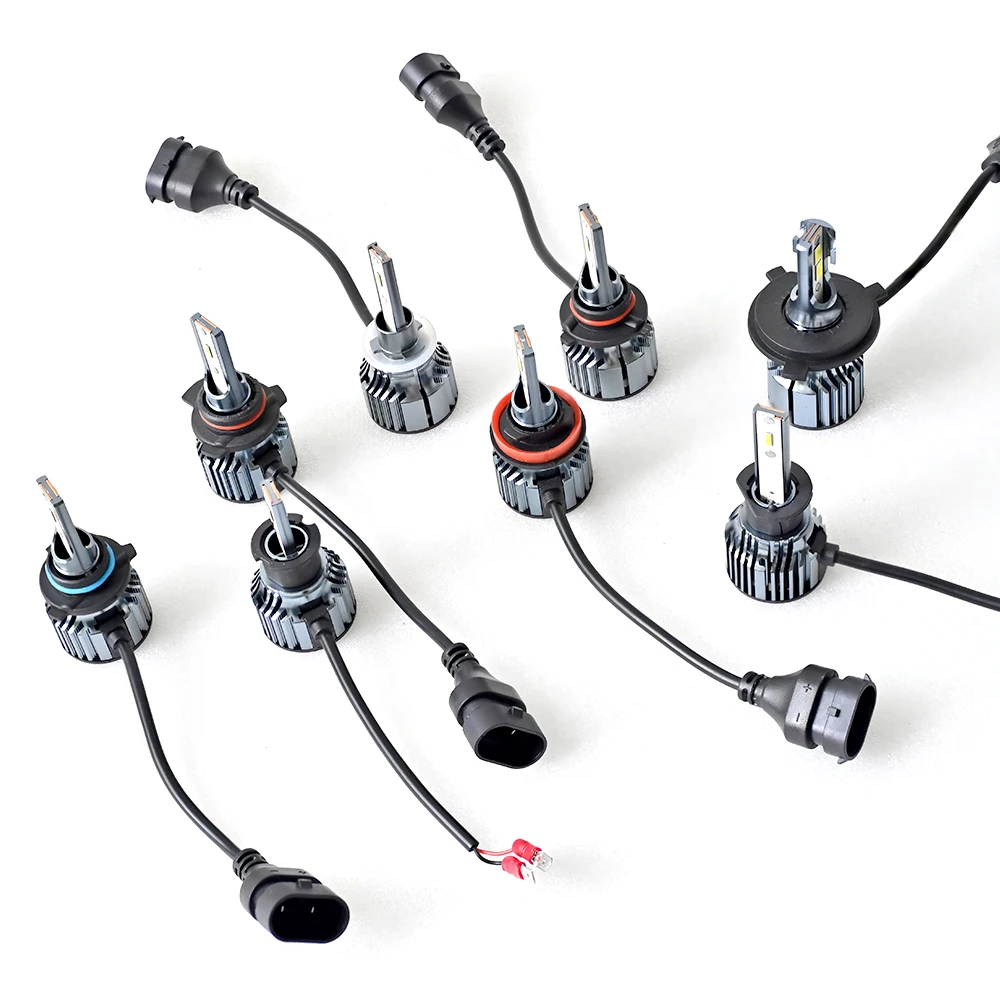 H4 H7 H11 H8 H1 5000Lm LED Headlight Bulbs for 12V