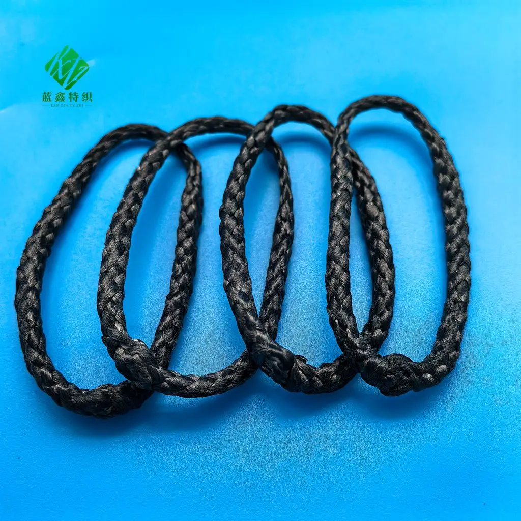 Durable Cord UHMWPE Rope With Loop for Sling UHMWPE Eye Splice Rope Custom Abrasion Resistant Insertion Continuous Loop Sewn