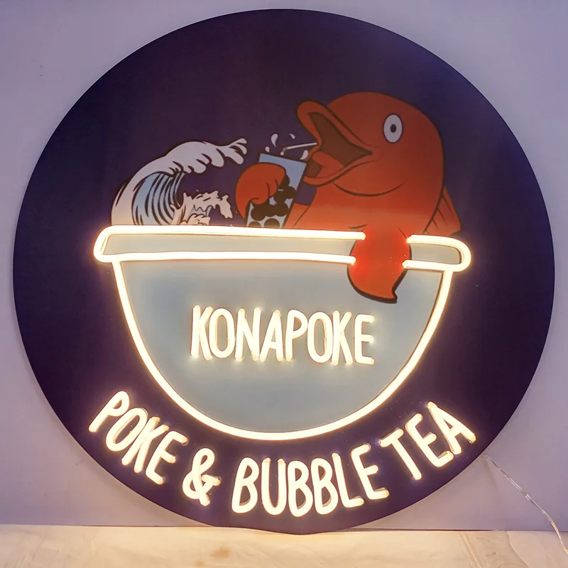 Wholesale Free Design Custom Pizza Beer Neon Signs Wall Decor Open Led Neon Sign Lights For Business Shop