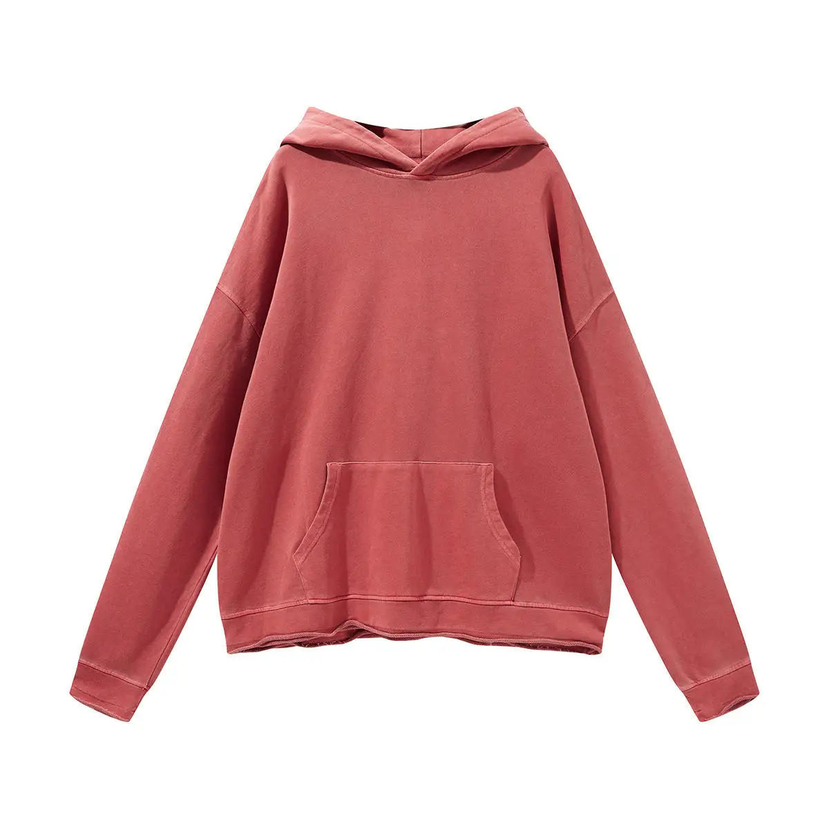 CUSTOM blank 100% cotton acid washed hoodie High Street Series Washing old oversized hoodie stone washed vintage hoodie