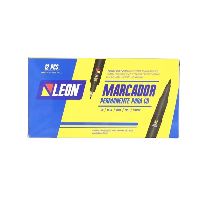 Fair wholesale fine marking pen double head permanent marker paint line pens for drawing