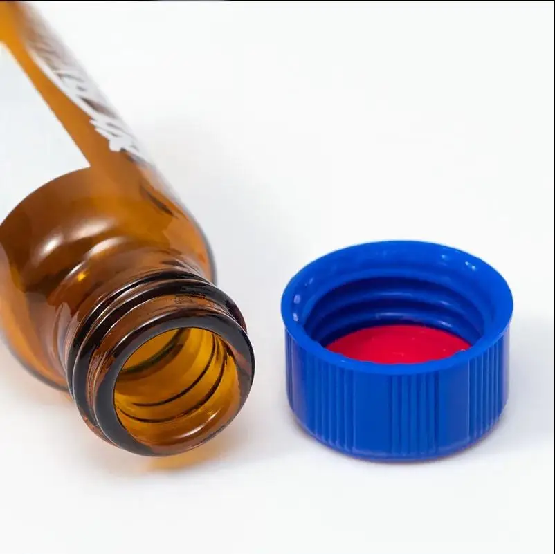8mm 9mm 2ml Amber Glass Vial Screw Thread Clear Vials 2ml HPLC Vial with Screw Cap with Liner PTFE Silicone Septa