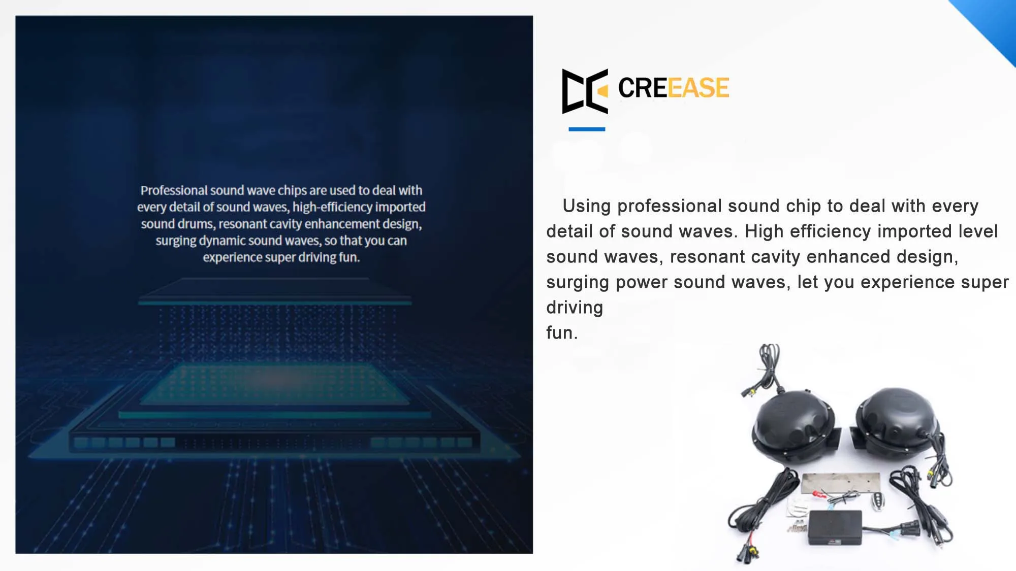 CREEASE Universal Car Electronic Exhaust Active Sound Booster Kit Exhaust System Sound Control Soundbooster Sport for Tesla