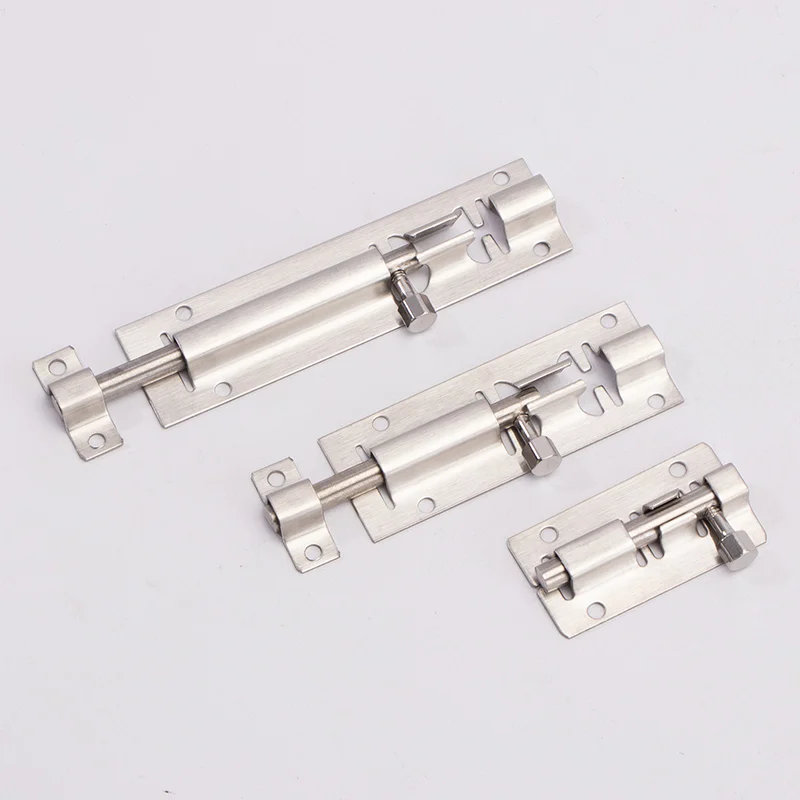 Top quality Top quality 2-16 inches stainless steel  tower bolt flush tower bolt  wooden door Furniture accessories for door