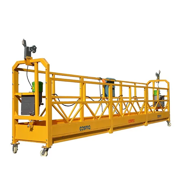 ZLP800 electric aluminum alloy building construction window cleaning gondola, hoist suspended platform, motor cradle