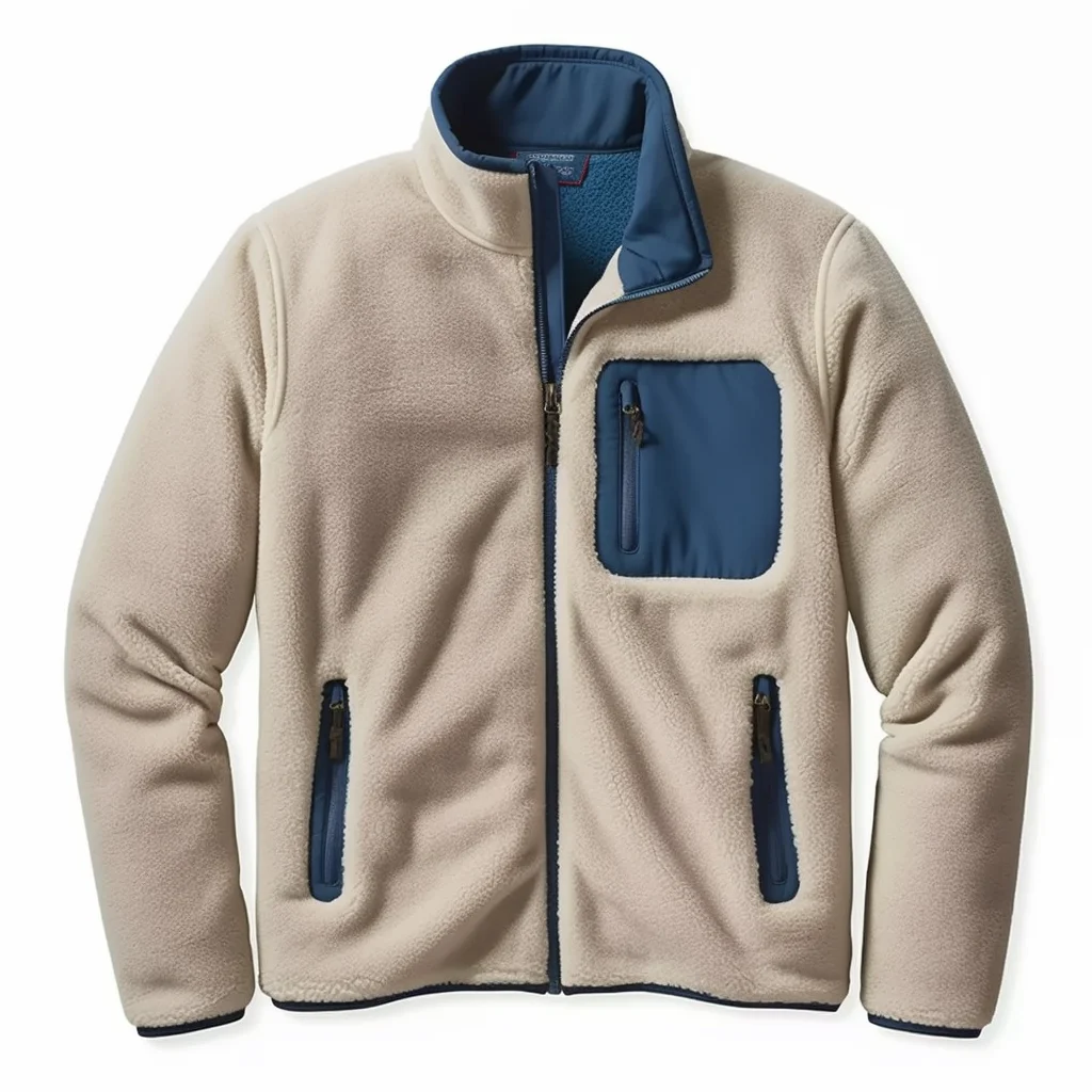 custom design Winter Sherpa zip Jackets Active Gym Clothes Half Zip Fleece Warm Oversize Fit outdoor Jacket