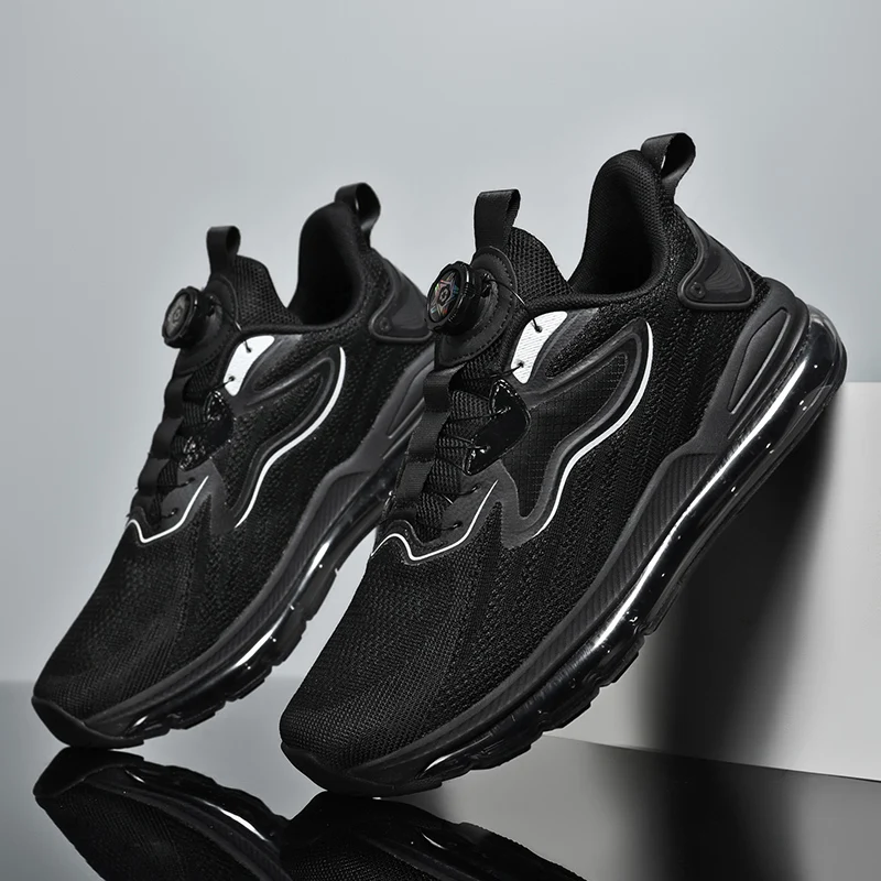 Custom Logo Running Shoes Fitness Spring Jogging Sneakers Air Cushioning Mesh Sneakers Casual Shoes Zapatillas Deportivas