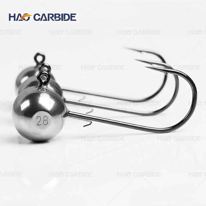 Factory Price High Quality Tungsten Weedless Ball Jigheads (Ball Jig Heads for Swim Jigs and Soft Plastics)