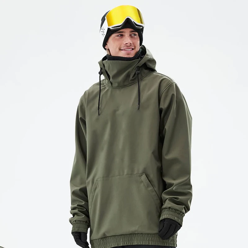 Winter Outdoor Waterproof Ski Snow Suit Oversized Men Soft Shell Hoodie Custom Snowboard Jacket