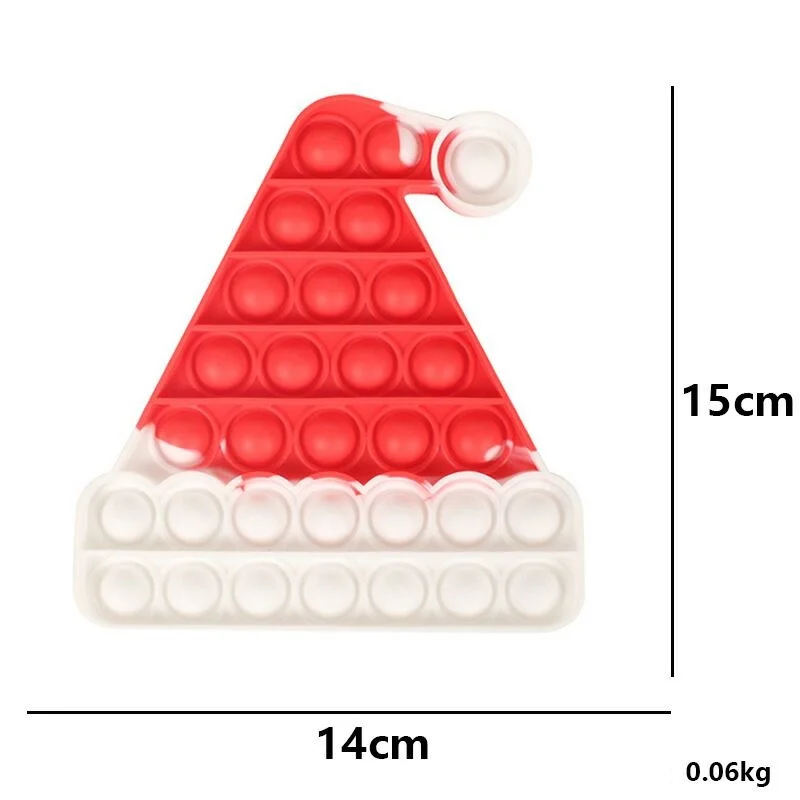 Hand decompress the toyBubble Toy Rat Killing Pioneer Silicone educational toys Christmas style Rats pioneer