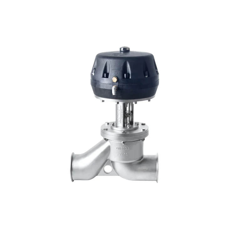 DONJOY sanitary shut off valve  PTFE steam globe type valve ss316l manual pneumatic shutoff valve  factory price