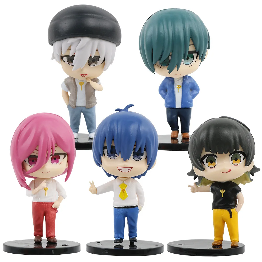 6Pcs/Set 8-9cm Chigiri Hyoma Isagi Yoichi Cartoon Character BLUE LOCK PVC Anime Figure Set Toy