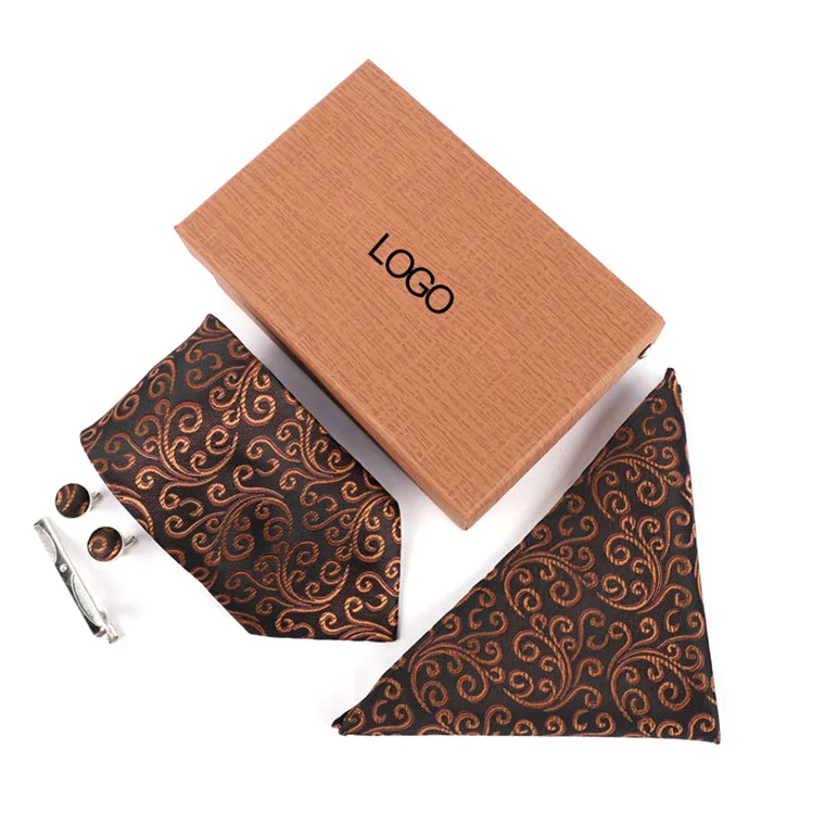 Оптовая продажа, индивидуальный превосходный галстук, подарочная упаковка, галстук с узором пейсли и набор hanky