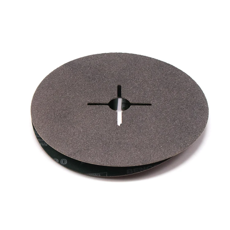 125mm 5inch  cross hole  silicon carbide fiber sanding disc for stone