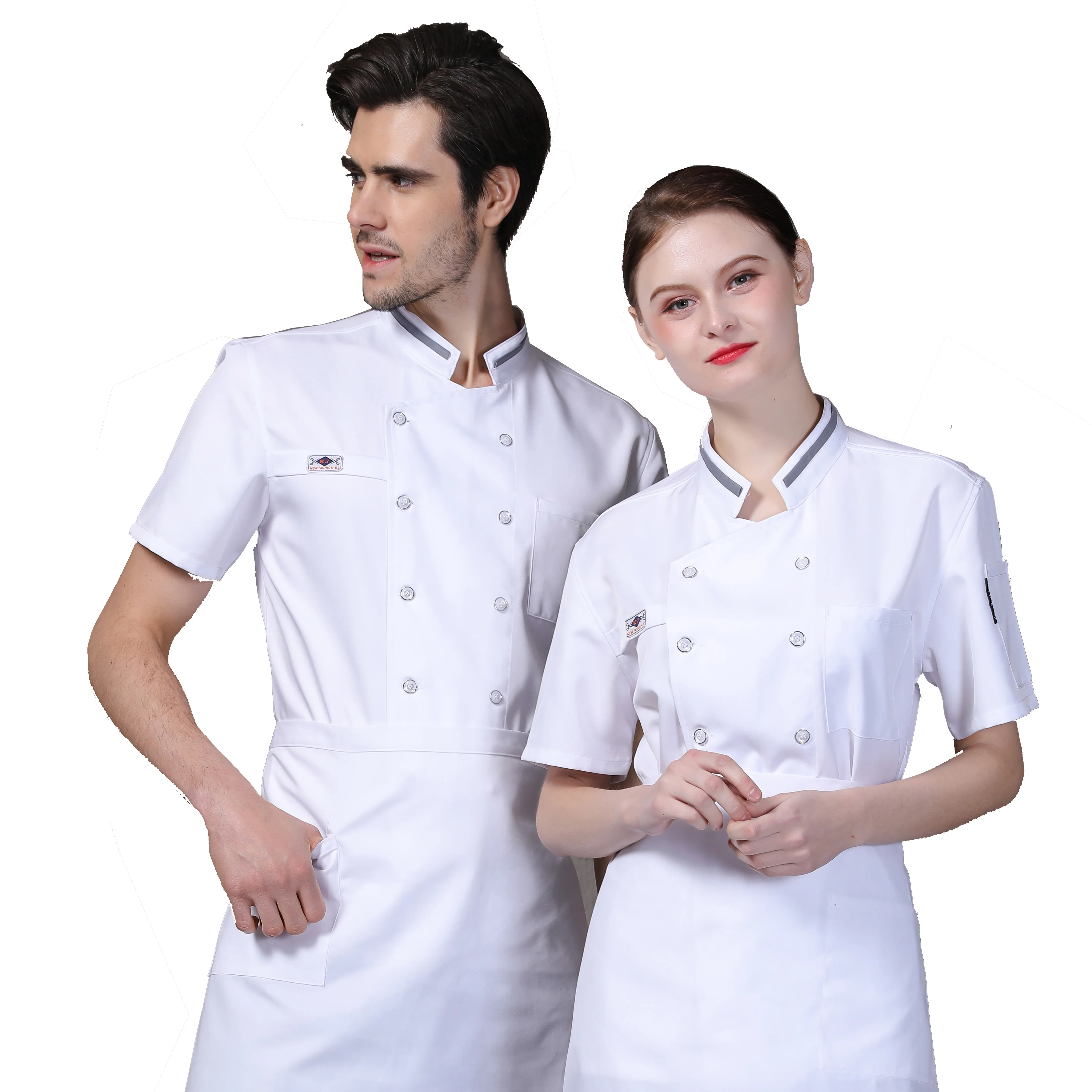 
CHIEF factory supply comfortable chefs clothes uniforms coat for hotel bar chef jacket 