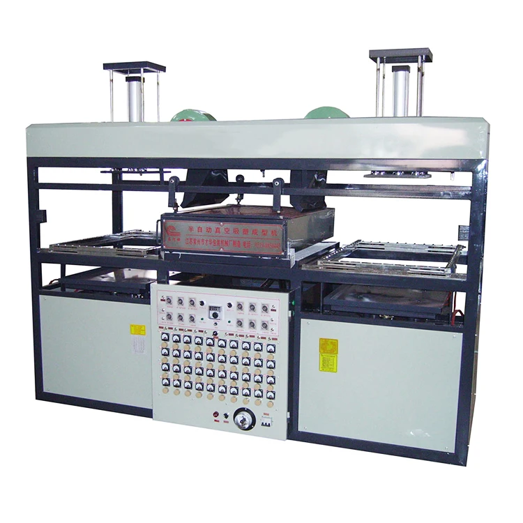 abs plastic sheet vacuum forming/ pc thermo plastic sheet vacuum forming machine/ two station thermoforming machine