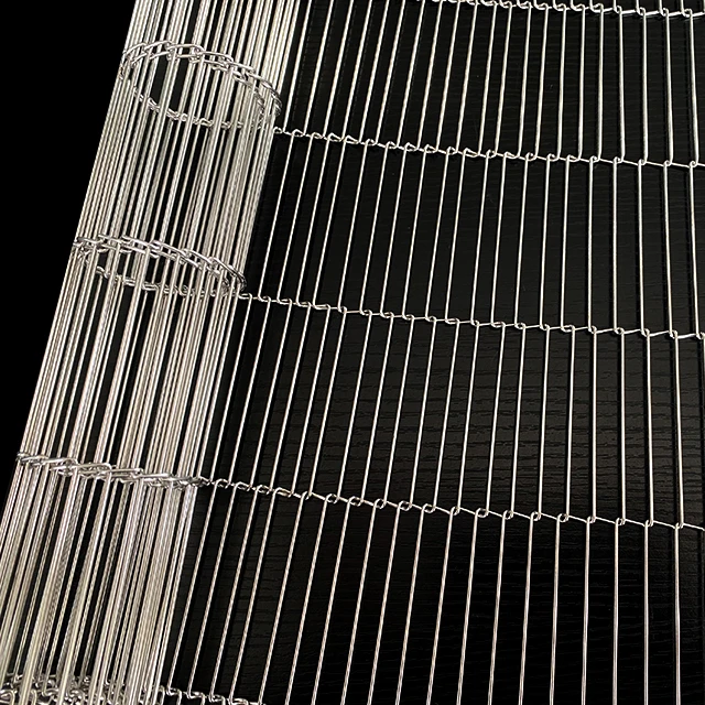 High Quality Flat Flex Conveyor Mesh Belt Large Stock Flat Mesh Belt In Our Factory Used For Industries