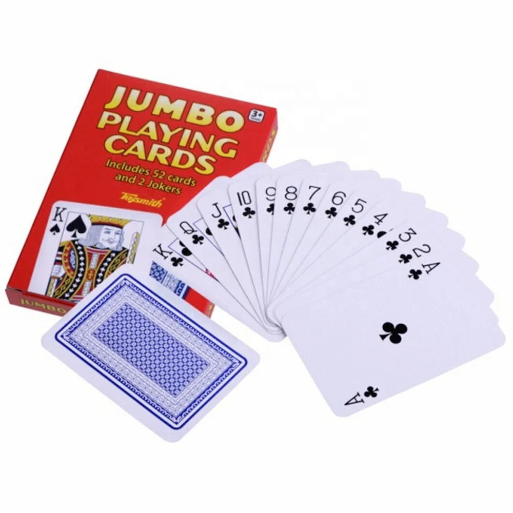 Standard Jumbo Advertising Custom Playing Cards Poker Paper