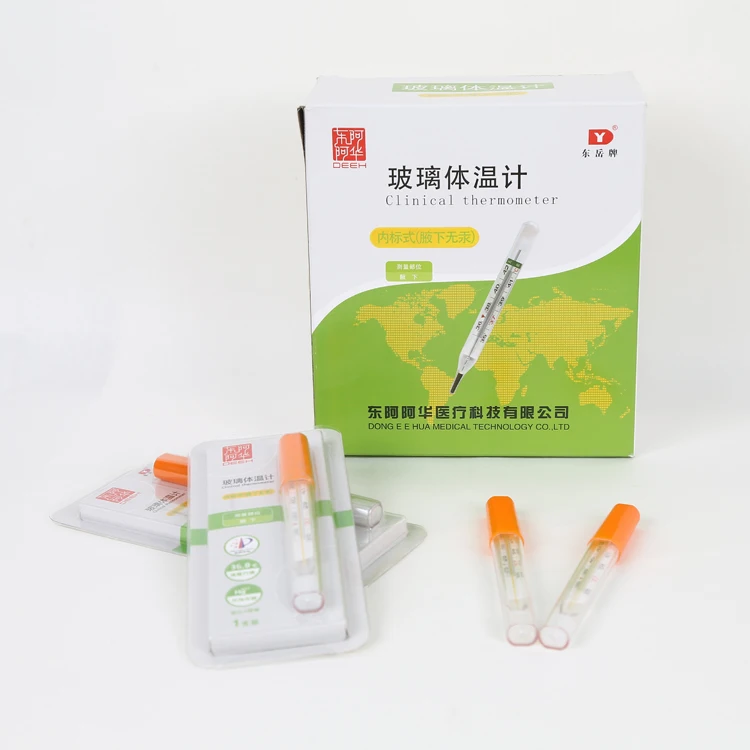 
Clinical Fever Under Arm Testing Gallium Alloy Mercury-free Thermometers for Human Body 