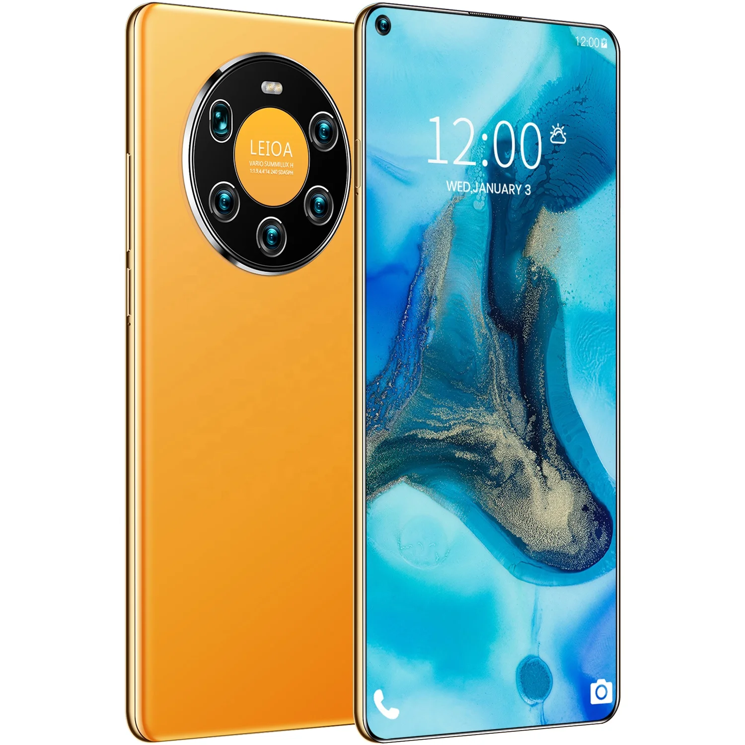 
High quality 7.3inch 4GB+64GB Face Fingerprint Unlock 4G Android Phone Mobile Phone Smartphone 