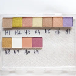 Custom Contour Highlighter Blush Palette Pigment Long Lasting Pressed Powder Palette Makeup