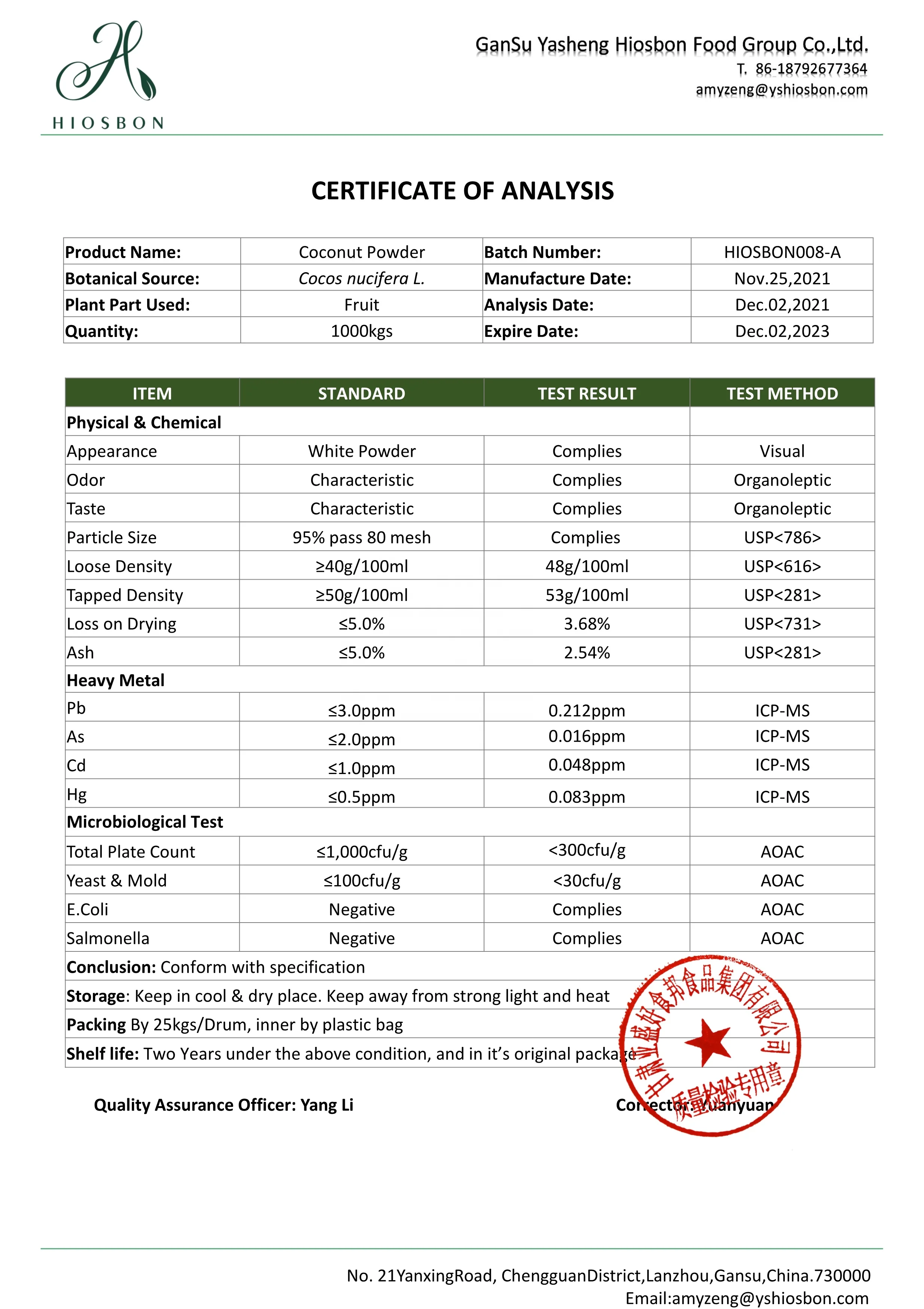 Factory Supplier Wholesale Price Desiccated Coconut Milk Powder / Coconut Water Powder