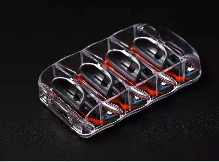 4 Pack Wholesale Price High Quality Five Shaving Razor Blades and Razor Blade Cartridge Refills