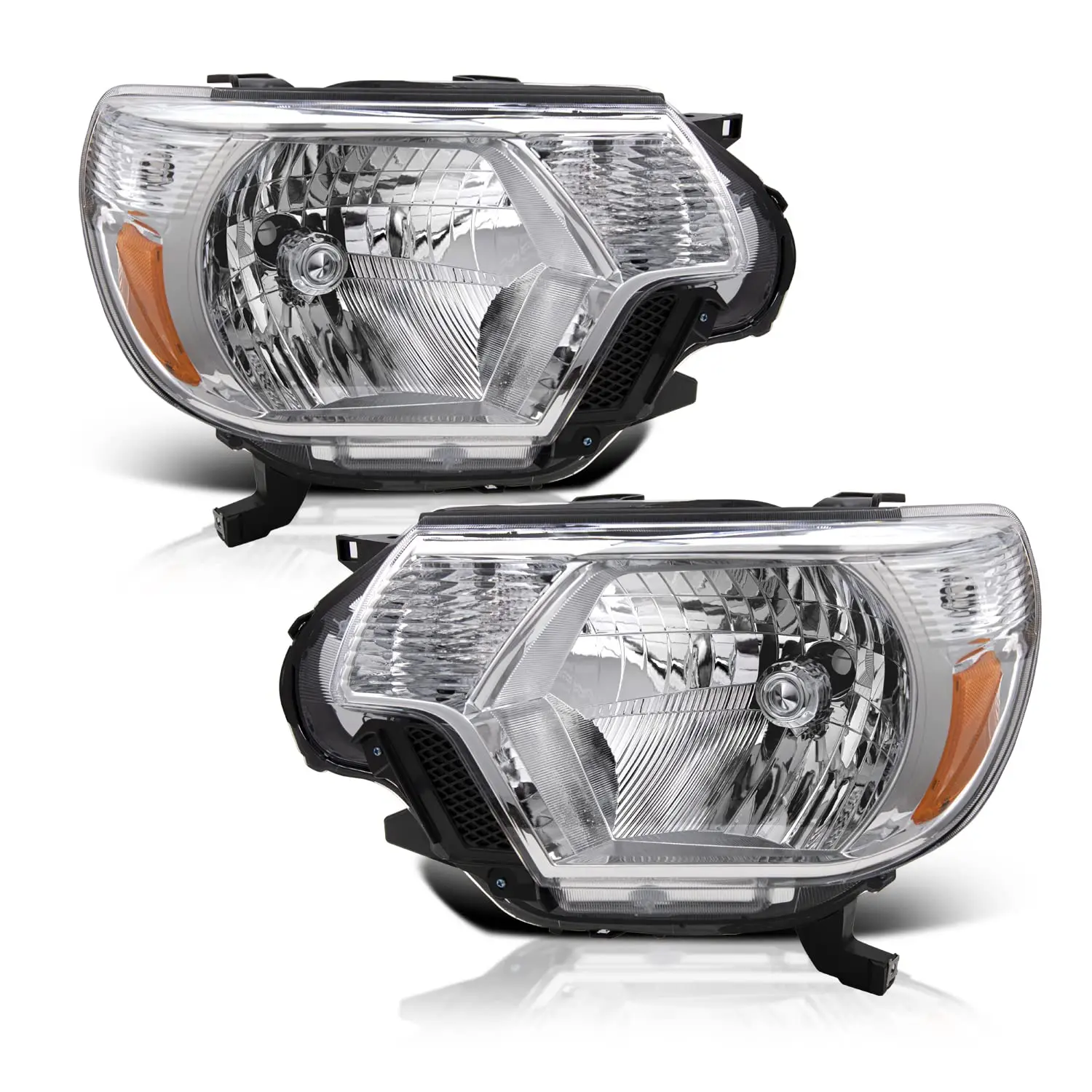 Car parts Halogen Headlamp LED DRL headlight For Toyota Tacoma 2012-2015 Chrome Head Lamp car Light TO2502213 81110-04180