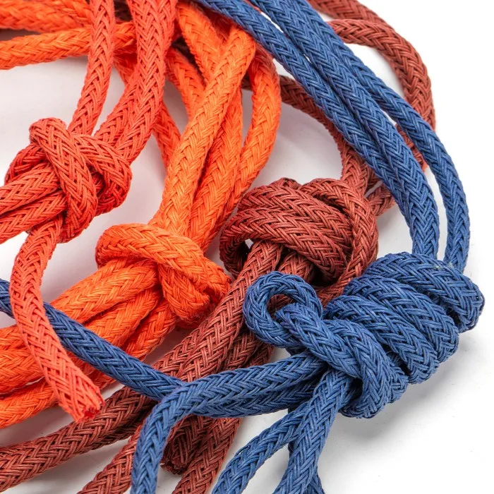 Round Paper String Flat Braided Handle Rope/cord For Paper Bag