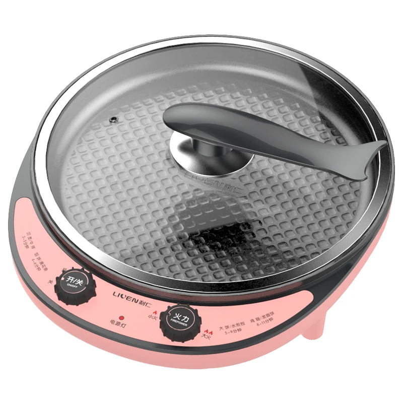 Multi Function electric frying pan with Non-stick Pan Coating hot pot function