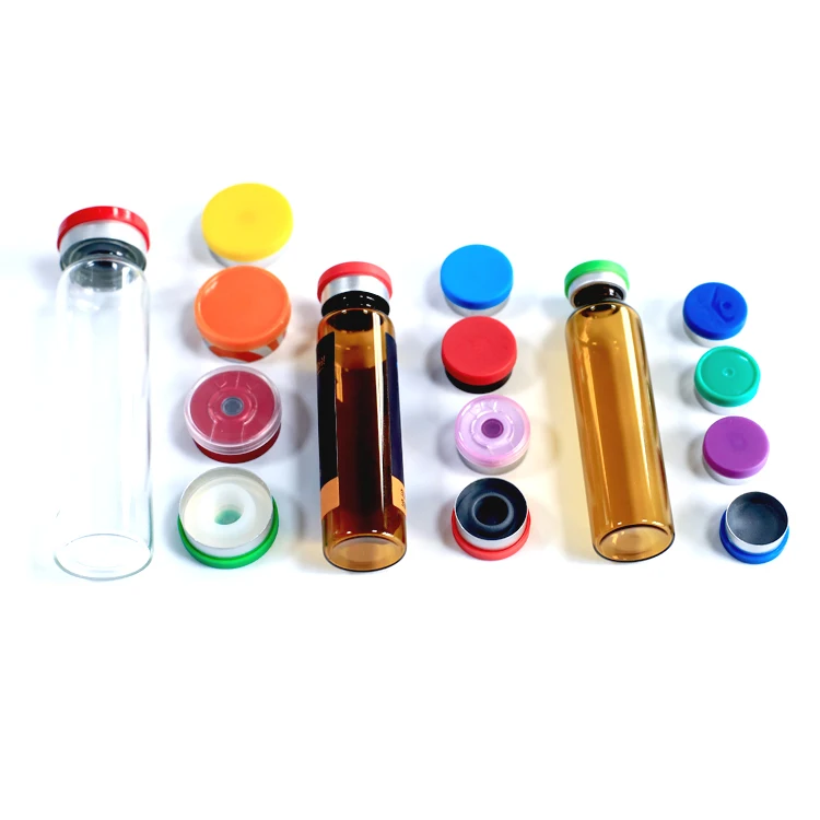 20mm Medical butyl Rubber Stopper with Aluminum Caps for Injection Vial Manufacturer