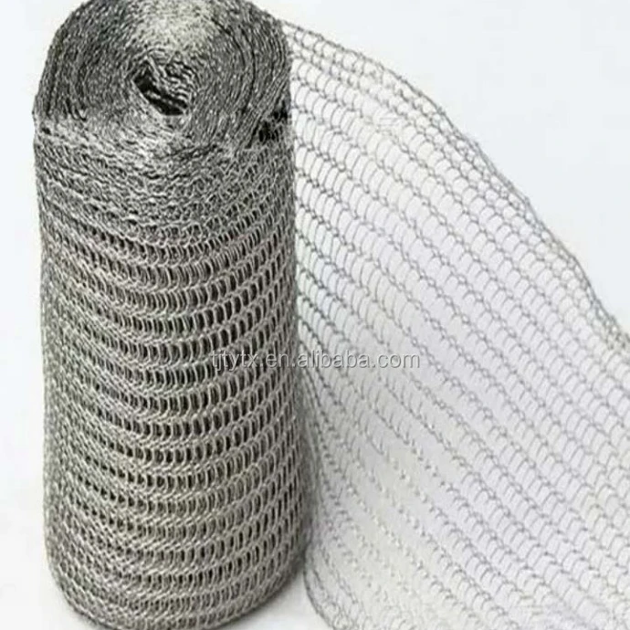 Hot sale High Quality Gas liquid filter knitted mesh separating and filtering sleeve in copper or stainless steel wire
