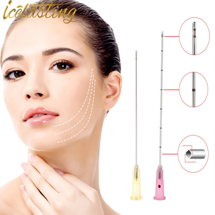 blunt tip 32g micro cannula needle for hyaluronic acid fillers buttock injection for sale