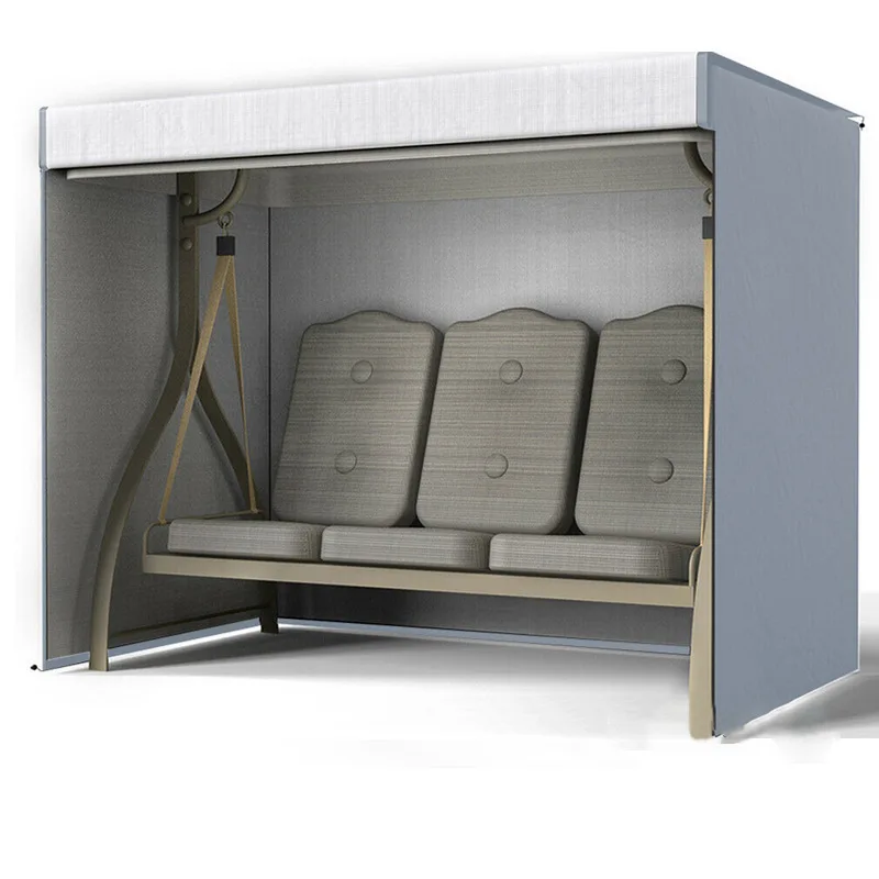 High Quality Oxford Polyester Waterproof UV proof Furniture Cover Patio Family Swing Chair Cover