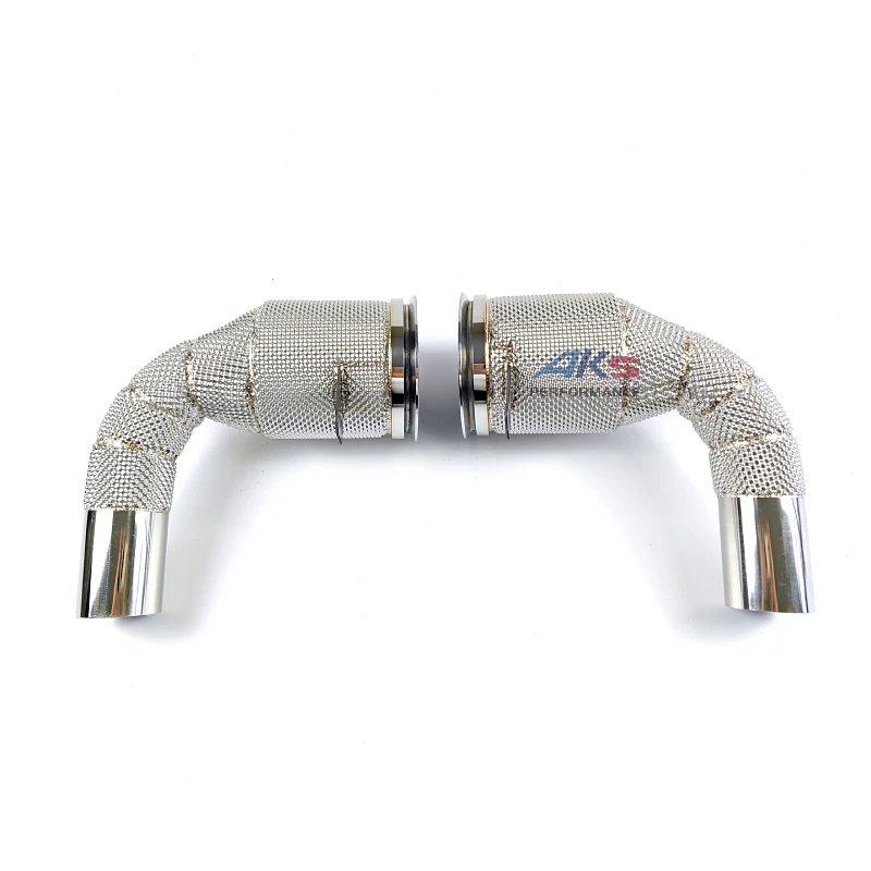 AKS Heatshield Downpipe For Porsche 911 992 3.0T Downpipe